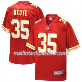 Maillot Kansas City Chiefs Christian Okoye 35 Nike Rouge - Homme